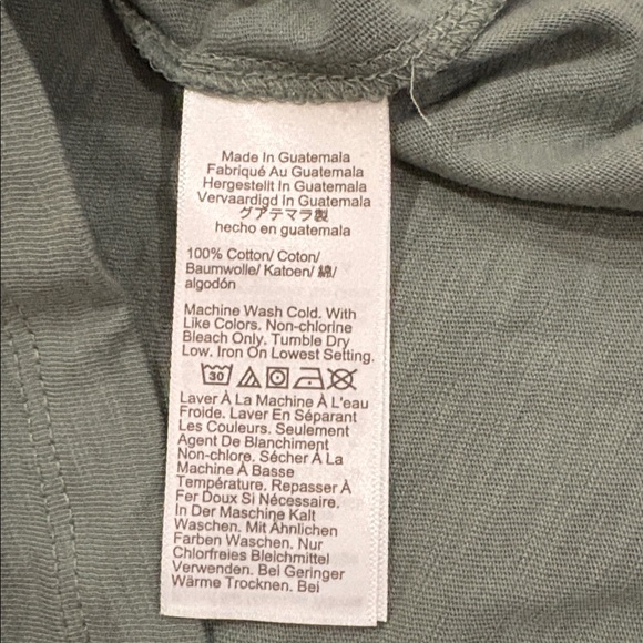 Boy’s Crewcuts Long Sleeve Henley Shirt - Buttons - Slate Gray - Size XL (12/14) - Picture 4 of 5